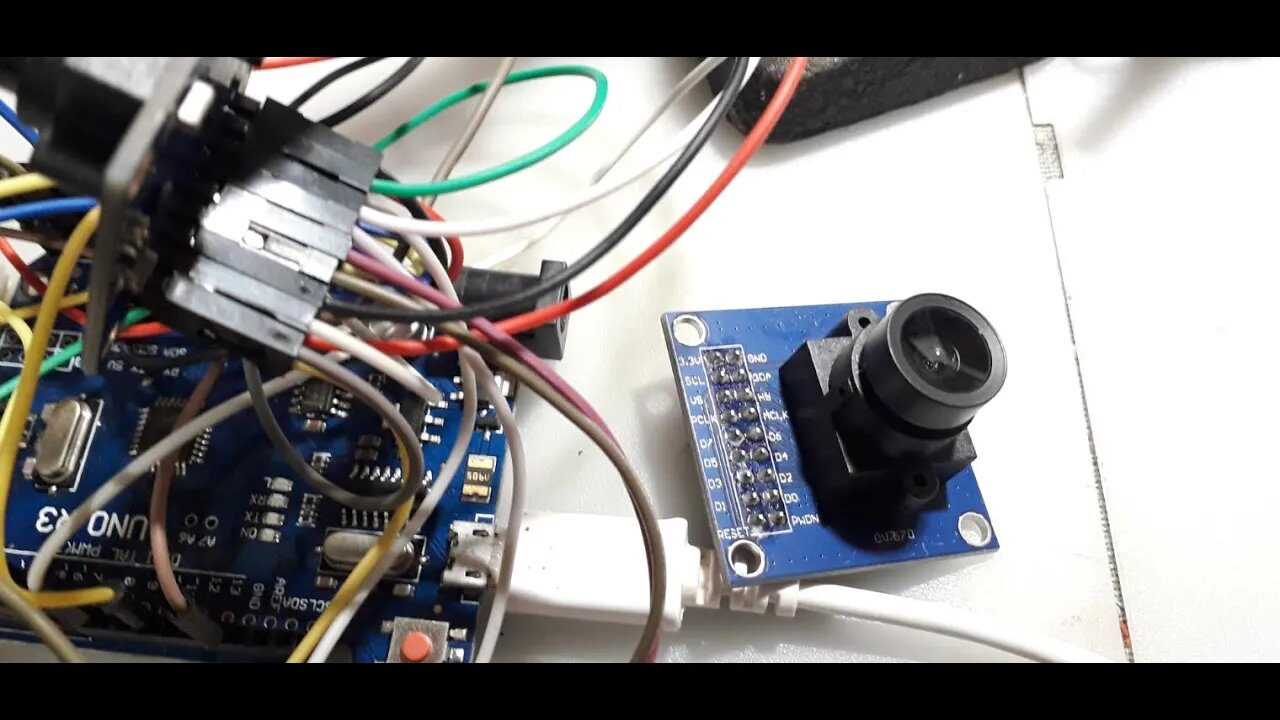 OV7670 CAMERA VS ARDUINO UNO FIRST IMPRESSION