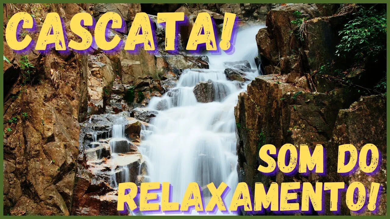 Som ambiente de cascata! Tranquilidade e paz! Medite, estude, durma e ore!