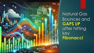 Natural Gas bounces and GAPS UP after hitting key FIBONNACI level