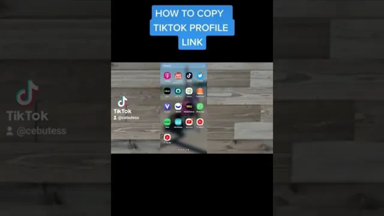 HOW TO COPY TIKTOK PROFILE LINK