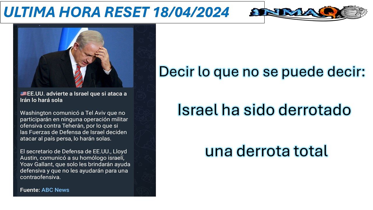 ultima hora reset 18/04/2024