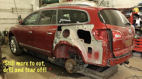 Rebuilding a clear title 2013 Buick Enclave AWD after it was totaled by an insurance company part 2