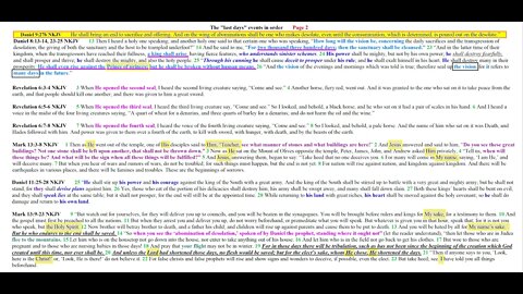The last days events in order Page 2