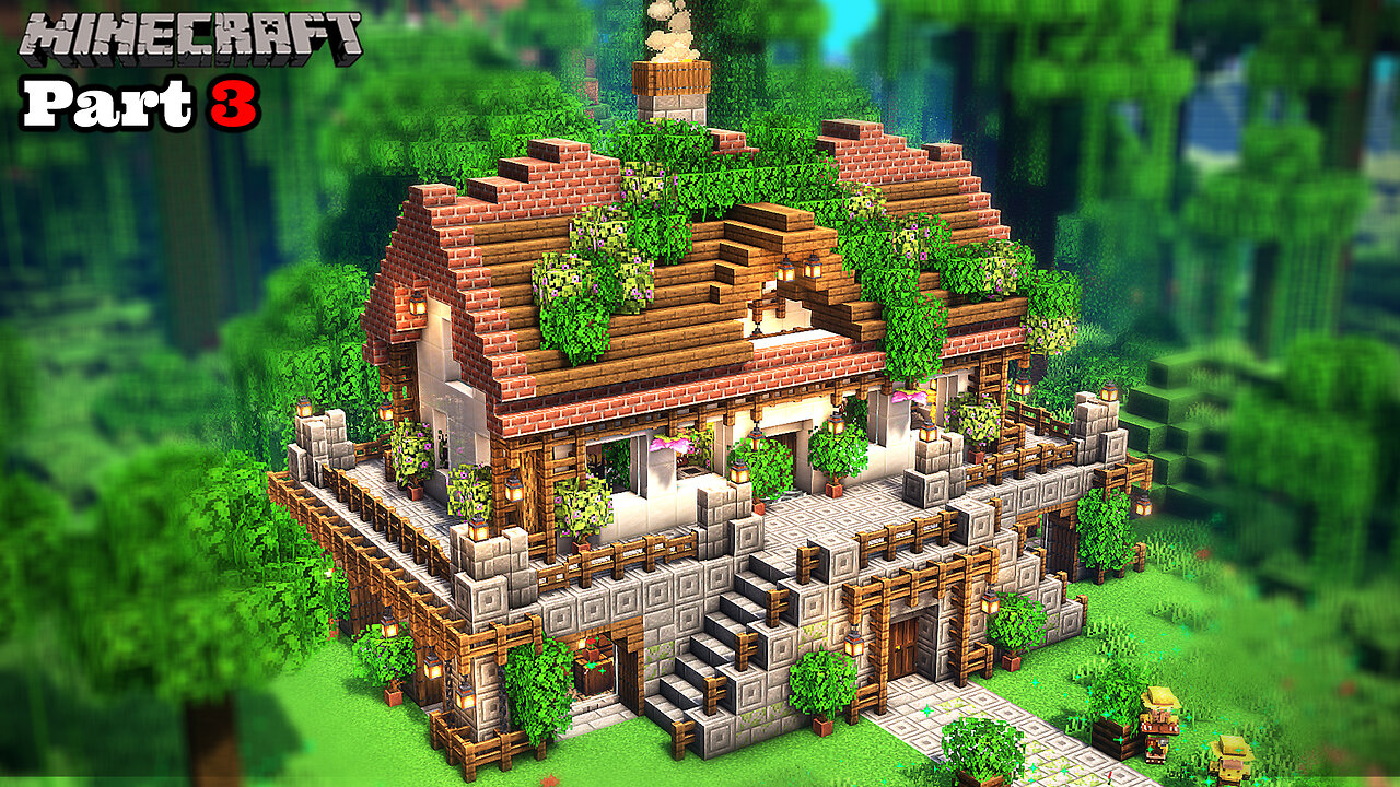 Minecraft - Cozy Cottage Storage House - Part 3 : Exterior
