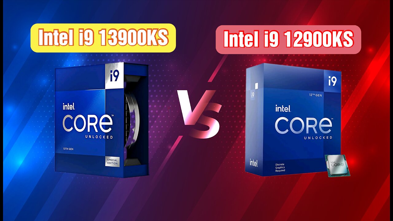 Intel core i9 13900KS Vs Intel core i9 12900KS