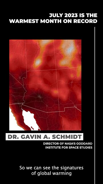 July 2023 is the hottest month on the nada record