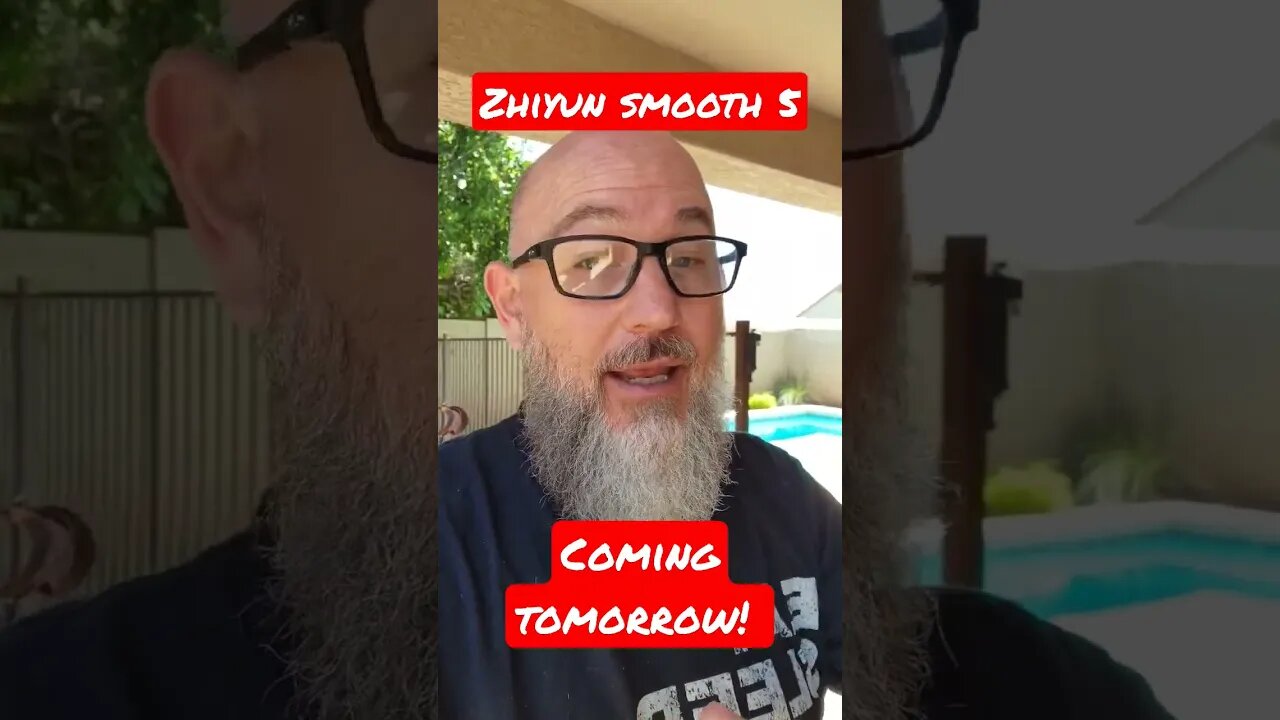 My Zhiyun Smooth 5 is coming tomorrow!