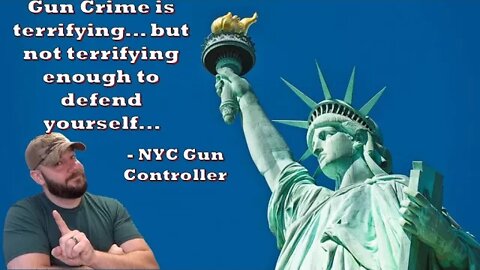 NY Gun Controller decries gun threats in NYC… then attacks you for wanting to defend yourself…