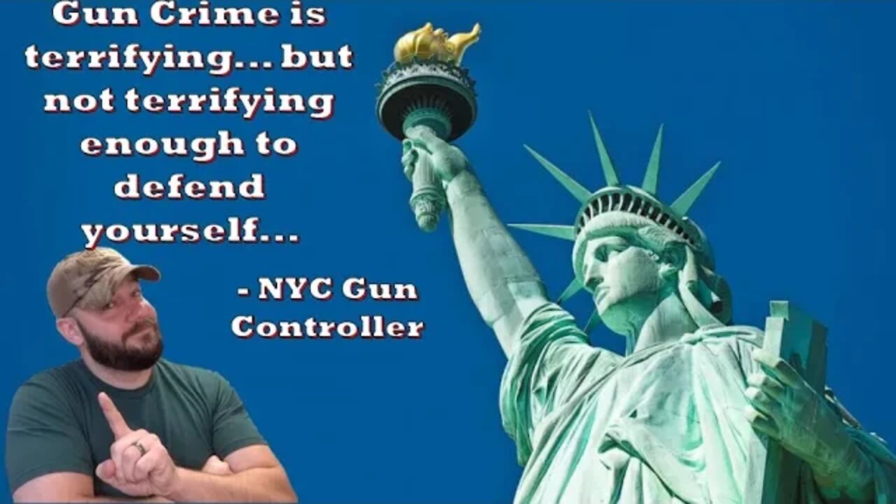 NY Gun Controller decries gun threats in NYC… then attacks you for wanting to defend yourself…