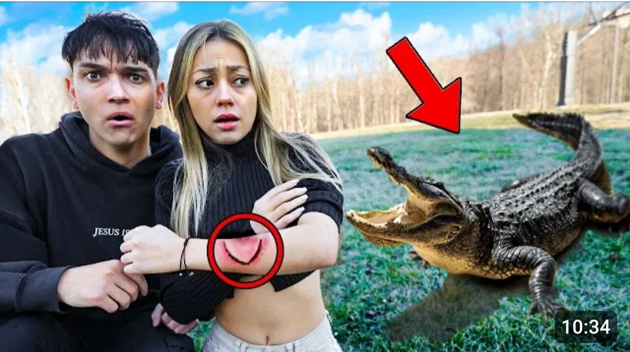 Alligator ATTACKED My Girlfriend!