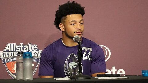 Kansas State Football | Deuce Vaughn Postgame Press Conference | K-State 24, Stanford 7