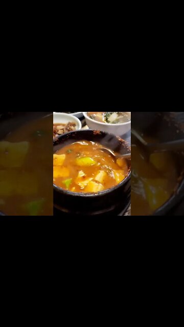 #shorts #hungry #cooking #cook Korean traditional soy bean paste soup!