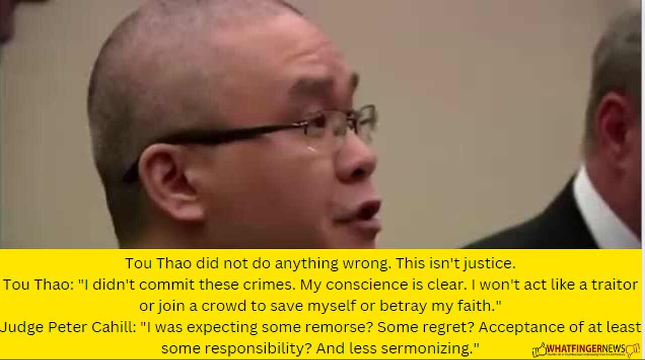 Tou Thao did not do anything wrong. This isn't justice.