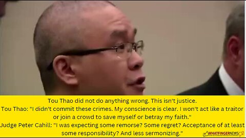 Tou Thao did not do anything wrong. This isn't justice.