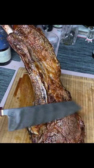 Steak with Rib Meat🥩 Unbelievable juicy