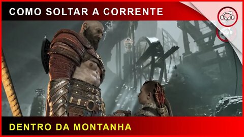 God of war, Como soltar a corrente dentro da montanha | Super dica