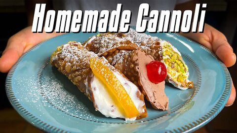 How to Make Cannoli from Scratch | Homemade Cannoli Recipe