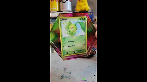 Chikorita Pokemon TCG Coaster!