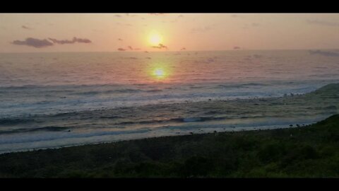 The Setting Sun, Ikitsuki Island, Japan, Wind and Waves