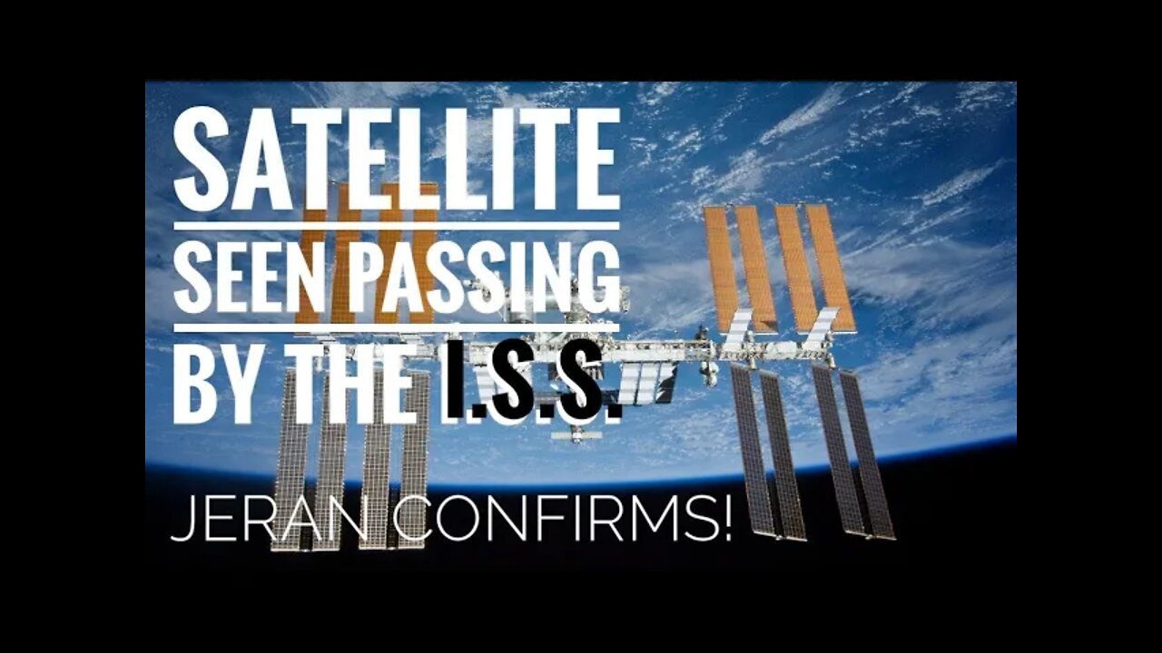 Satellite Seen Passing By The ISS Window. Jeran Confirms! [CLIP]