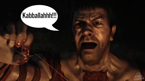 Short History of the Origin and Attributes of the Kabballah intersected with Dante's Inferno video game footage