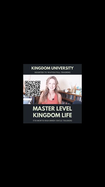Live Your Kingdom Life at a Master Level! (Kingdom Life Coaching at Rebekah's Inner Circle)
