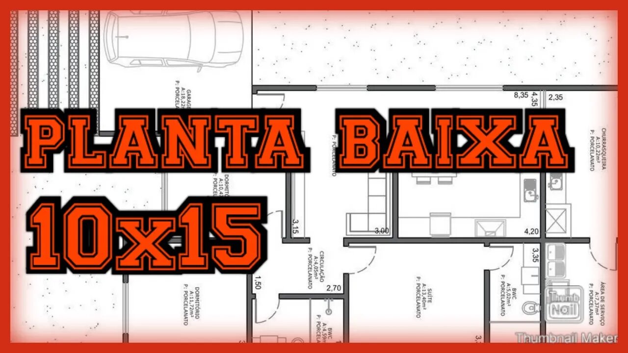 planta baixa 10,40x15