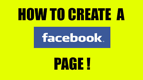 Create a Facebook Page | Facebook | Tutorial 4You