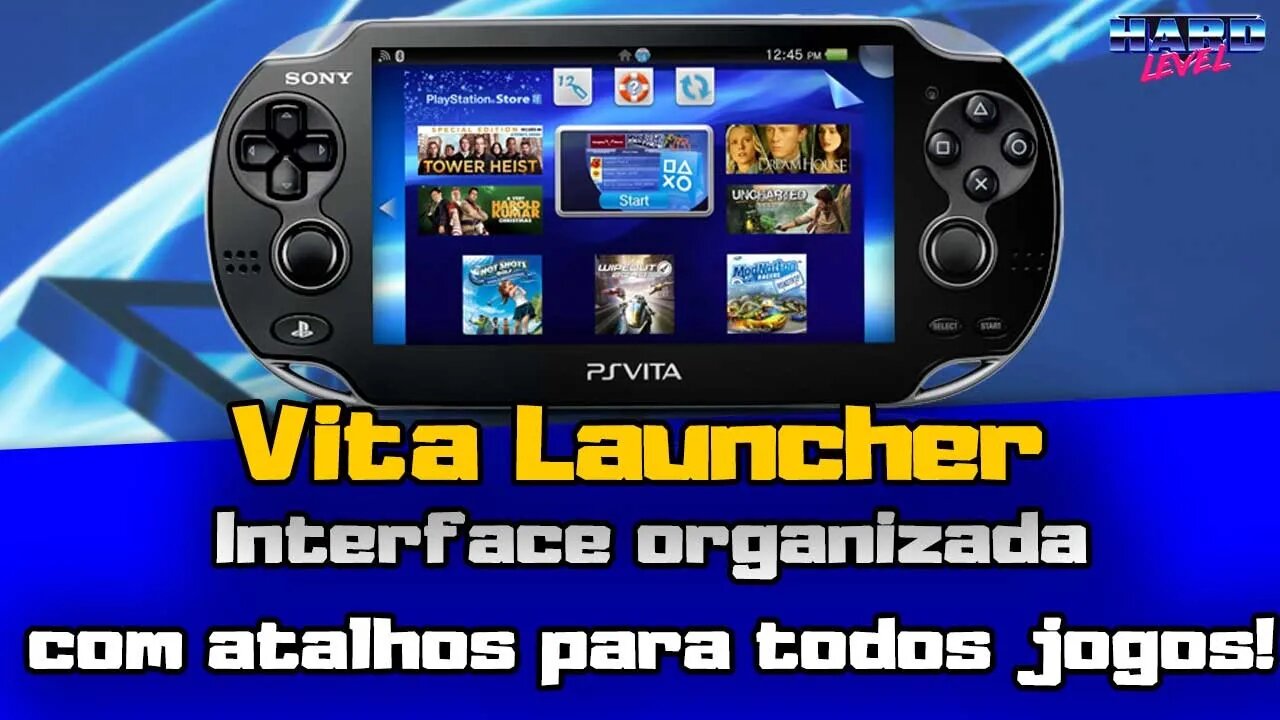 PS Vita Launcher - Interface organizada para todos seus jogos! PSP, Vita e Emuladores!