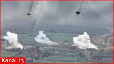 Ukrainian MiG-29 strikes Russian positions with US-provided GBU39 bombs in Zaporizhzhia