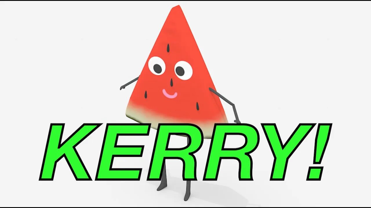 Happy Birthday KERRY! - WATERMELON Birthday Song