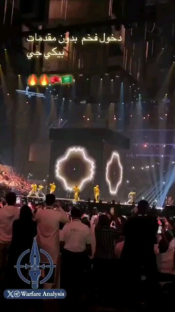 The disgraceful opening of Riyadh's entertainment season featured a model of the Holy Kaaba. ⏬Descrp