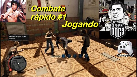 Sleeping Dogs. Combate rápido #1 Bruce Lee baixou em mim :)