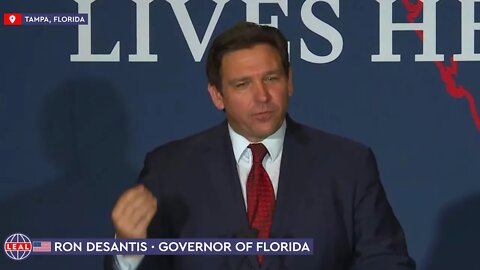 🇺🇸 Gov. Ron DeSantis at 'Keep Florida Free' Rally in Tampa, Florida (Aug 24, 2022)