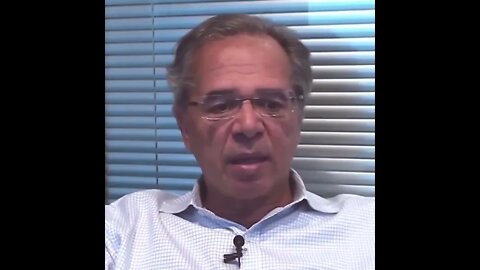 Aula de economia com o professor Guedes