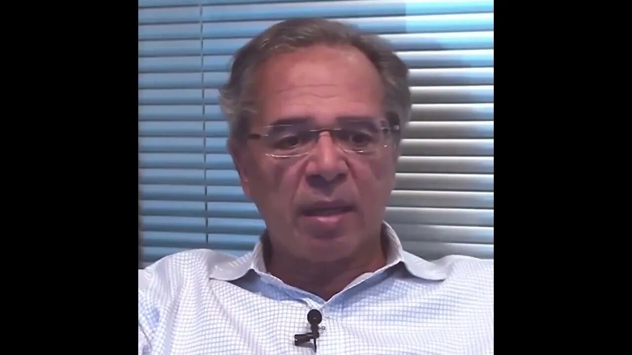 Aula de economia com o professor Guedes