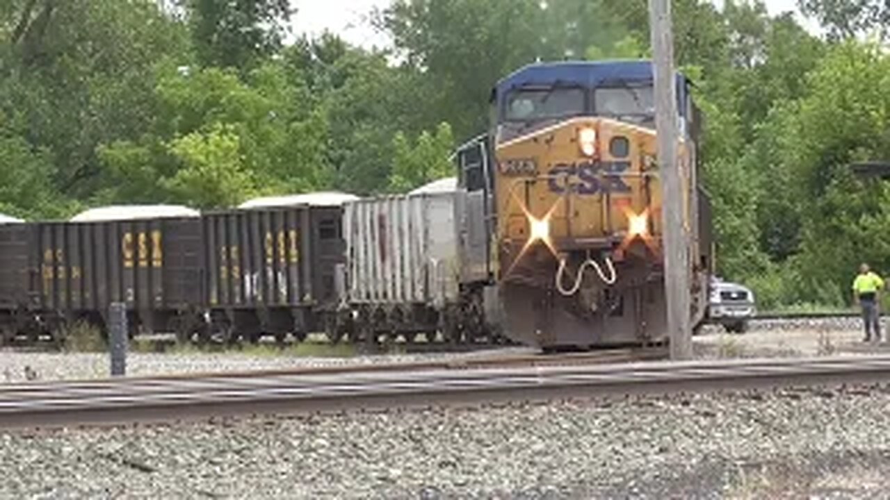 CSX M567 Manifest Mixed Freight Train from Fostoria, Ohio July 26, 2022