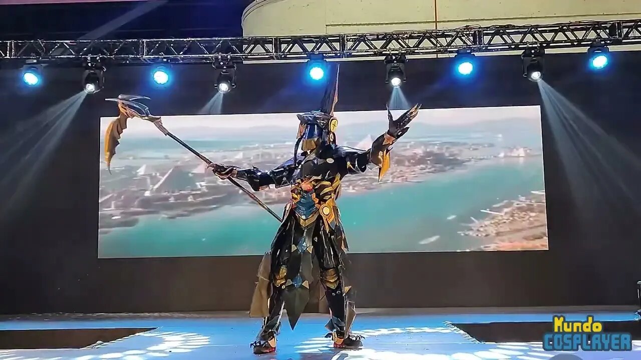 Apresentação Cosplay de Anubis, Deus dos Mortos na Seletiva do CWM no Anime Friends 2022