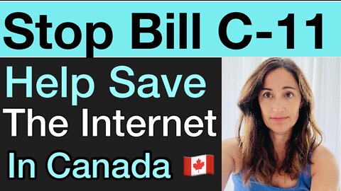 Help save the Internet in Canada. Stop bill c11