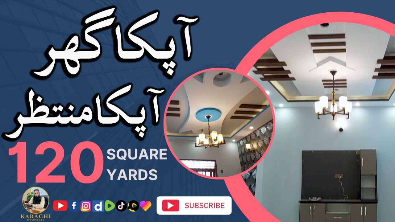 120 Square Yards - Sector R - West Open - Brand New House For Sale in Gulshan-e-Maymar