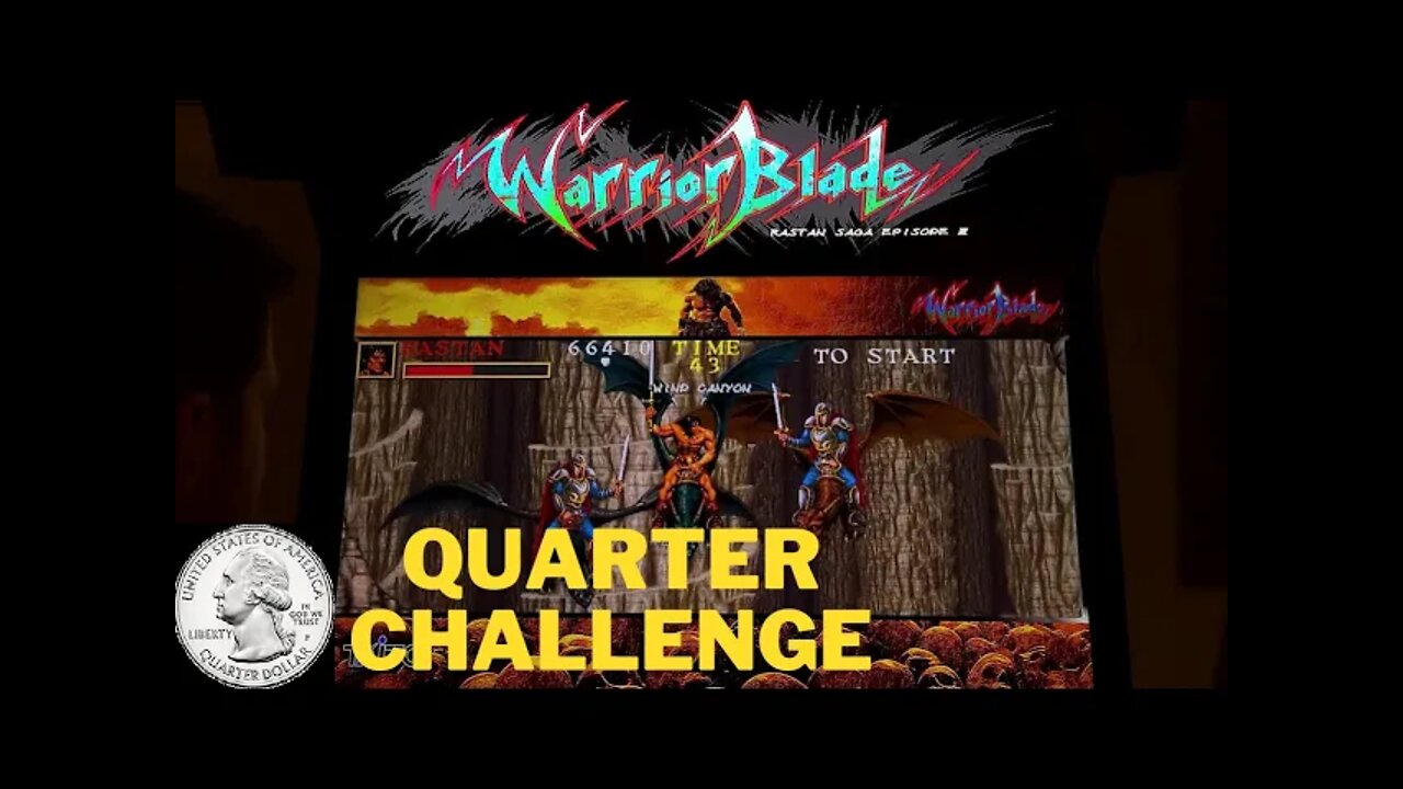 Warrior Blade- Quarter Challenge- How Long Can You Last On One Quarter?