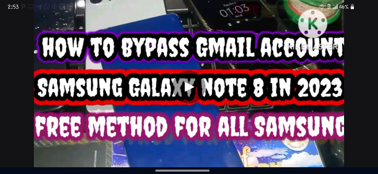 HOW TO BYPASS GMAIL ACCOUNT ON SAMSUNG GALAXY NOTE 8 FREE METHOD