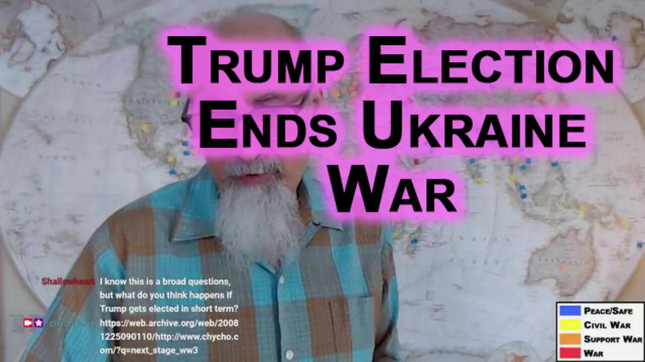 Trump Election Ends Ukraine War, but USA Gets Dragged Into WW3 Supporting Israeli Genocide in Gaza