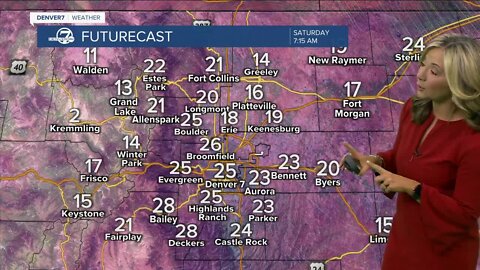 Quiet weather remains across Colorado through the weekend before a big change in the weather pattern