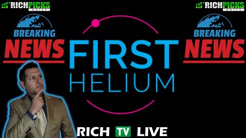 First HELIUM Inc BREAKING News 