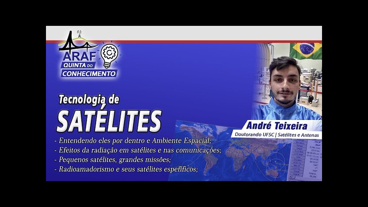 #ARAF _ Tecnologia de Satélites - André Teixeira - Quinta do Conhecimento(720p)