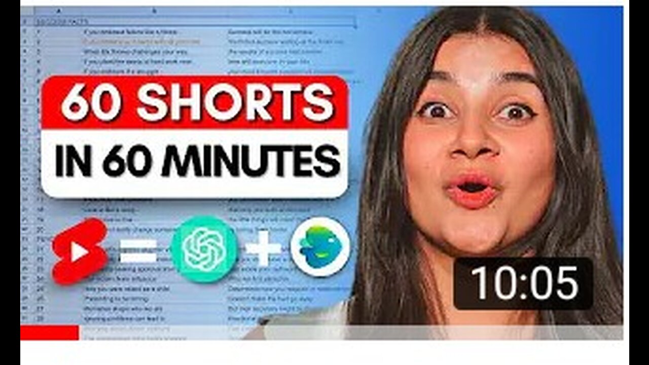 How I made 60 YouTube shorts in 60 mins with just 2 AI tools