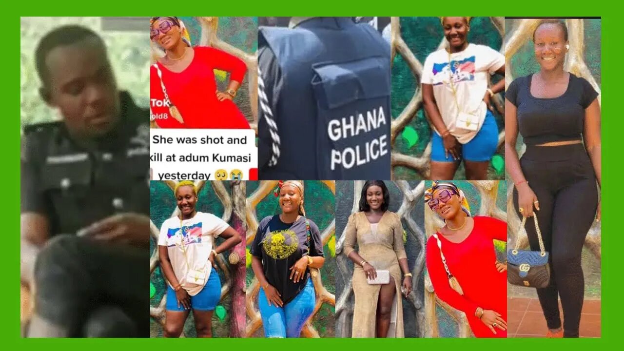 #devineupdate : Footage shows how Police Officer Shot her girlfriend Maa Adwoa 6 times to death