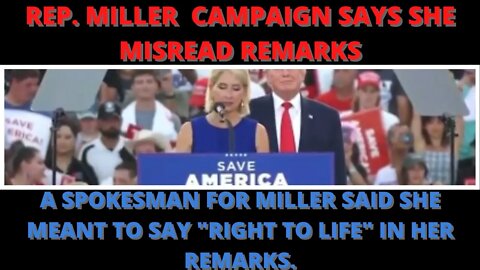 |NEWS| Illinois Republican, Mary Miller's Campaign Said That She Misread Remarks