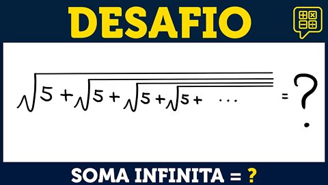 Soma infinita de raízes: Como resolver a equação? | Matemática: Equações e Álgebra